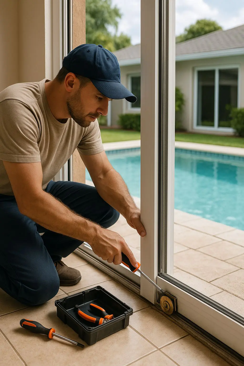 Trusted Local Experts for Rollers, Tracks & Locks — Same-Day Service Your sliding glass door should open effortlessly — not scrape, jam, or stick.