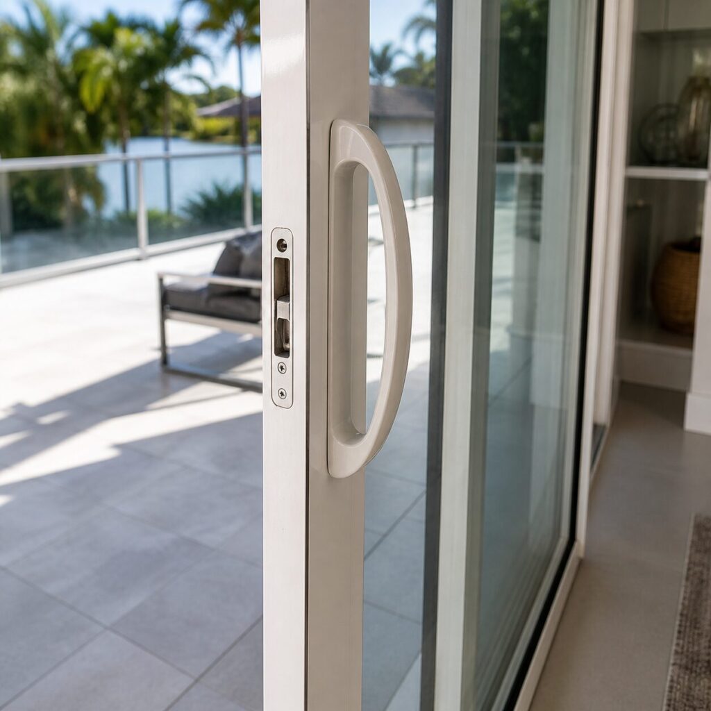 Sliding door handle repair in Florida