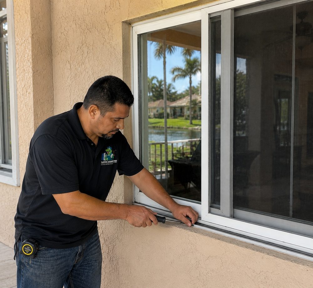 Sliding windows door roller replacement in Boca Raton FL